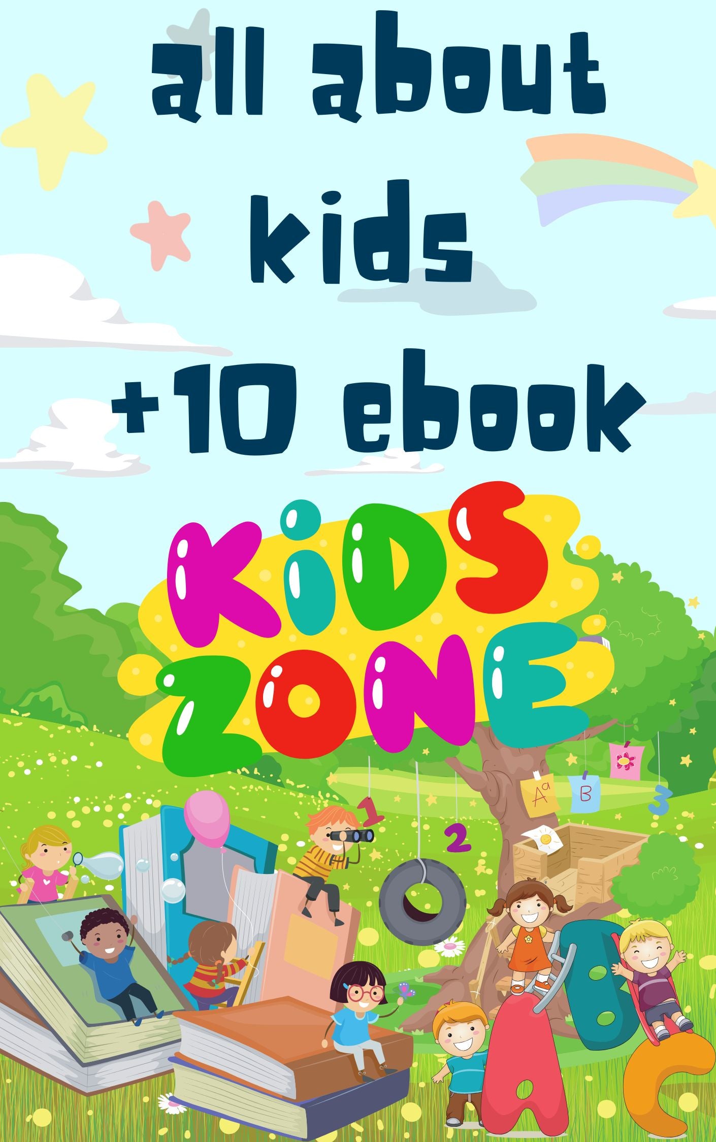 Kids Mega Coloring Book Bundle – 10+ Printable PDF Books | Dinosaurs, Princesses, ABC, Animals & More!