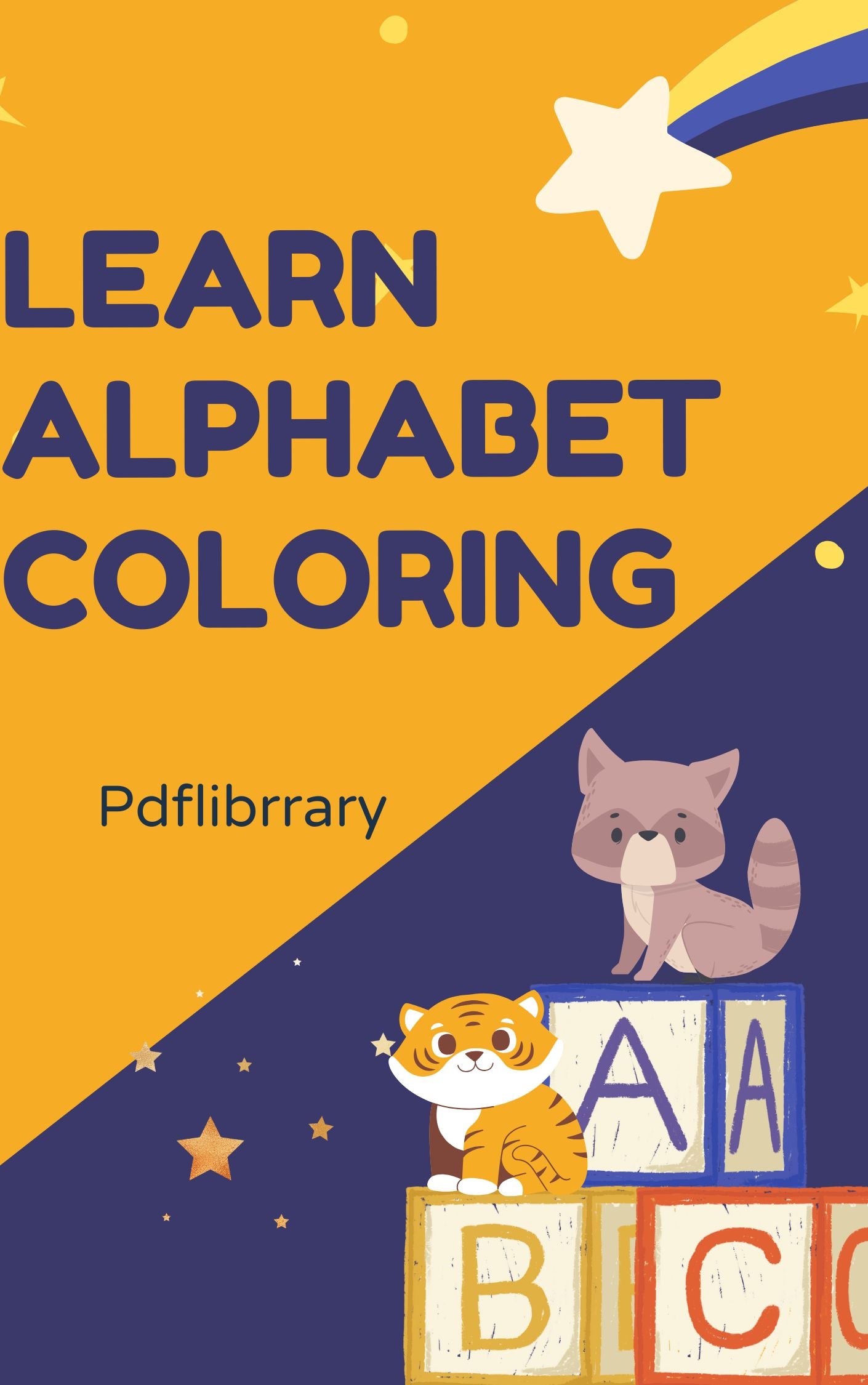 “ABC Tracing & Coloring Fun Book — Learn Letters with Fun Words!”