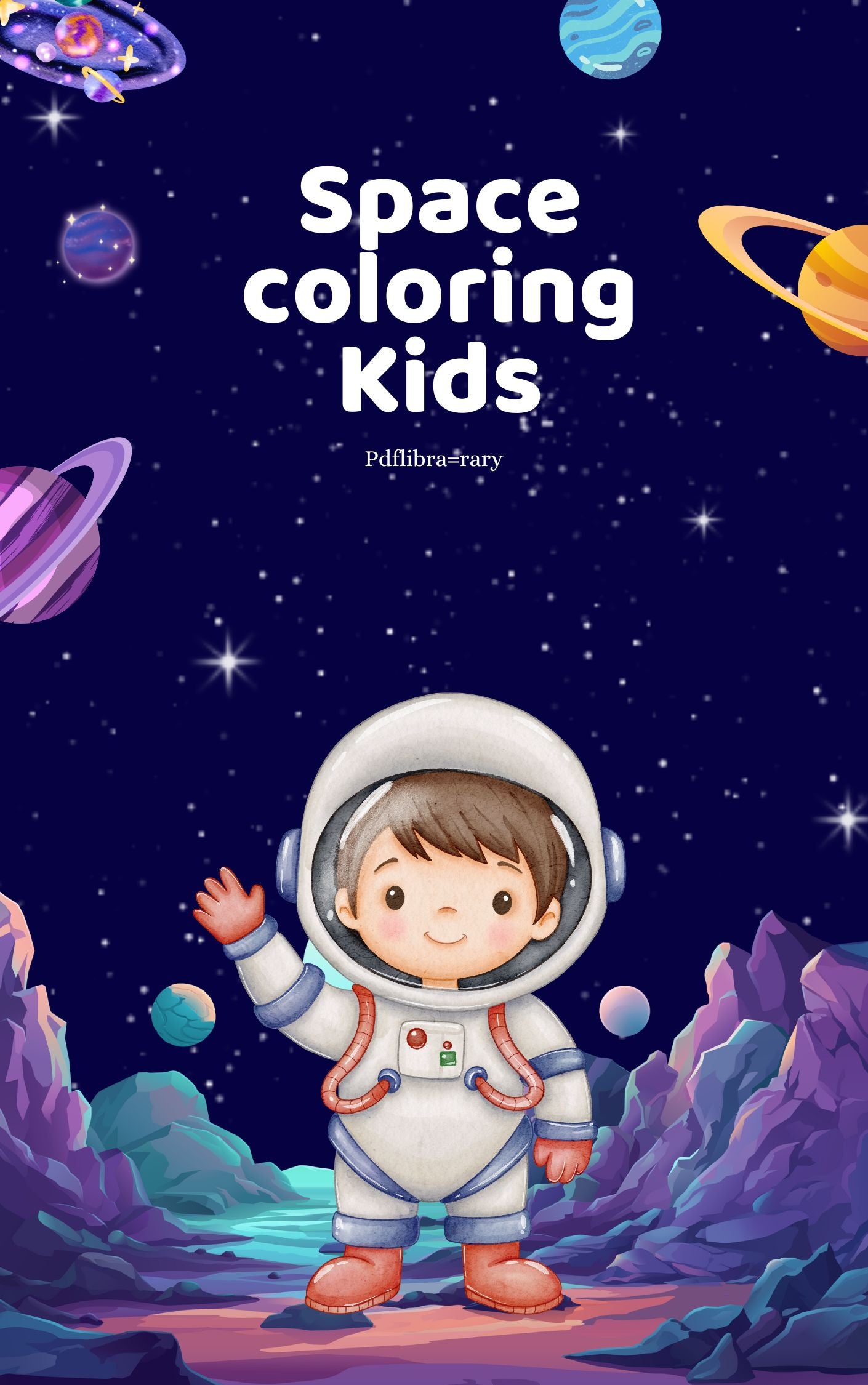 "Ultimate Space Coloring Book for Kids – 30+ Fun and Educational Outer Space Pages"